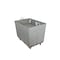 Steele Canvas Basket 18 BU Permanent Truck Blue Vinyl w/Grey Vinyl - 4in Casters 9618VBLUVGRYW4 - alternate 3